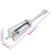 Folding Anchor Silver 7.1 lb Malleable Iron