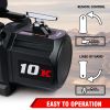 X-BULL Winch-10000 lb. Load Capacity Electric Winch Kit -12V Synthetic Rope Winch; Waterproof IP67 Electric Winch with Hawse Fairlead; with Wireless H