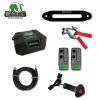 STEGODON New 13000 LBS Electric Winch; 12V Synthetic Rope with Wireless Handheld Remotes and Wired Handle