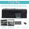 60" x 24" x 6" Hitched Mounted Folding Cargo Basket with Cargo Net, 500lbs Capacity for Car SUV Truck Trailer, Black