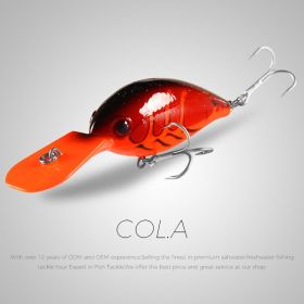 Bionic Plastic Lure 65mm Diving Lure (Option: A)