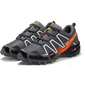 DWZRG Waterproof Hiking Shoes Mountain Climbing Shoes Outdoor Hiking Boots Trekking Sport Sneakers Men Hunting Trekking (Color: see chart, size: 45)