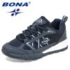 BONA 2022 New Designers Hiking Shoes Leather Wear-resistant Shoe Men Sports Trekking Walking Hunting Jogging Sneakers Mansculino