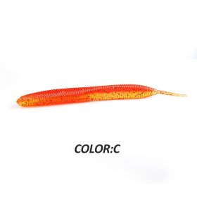 Larva 7.4cm10CM Road Subsoft Bait Monochrome Salt (Option: C-7.4cm 20pcs)